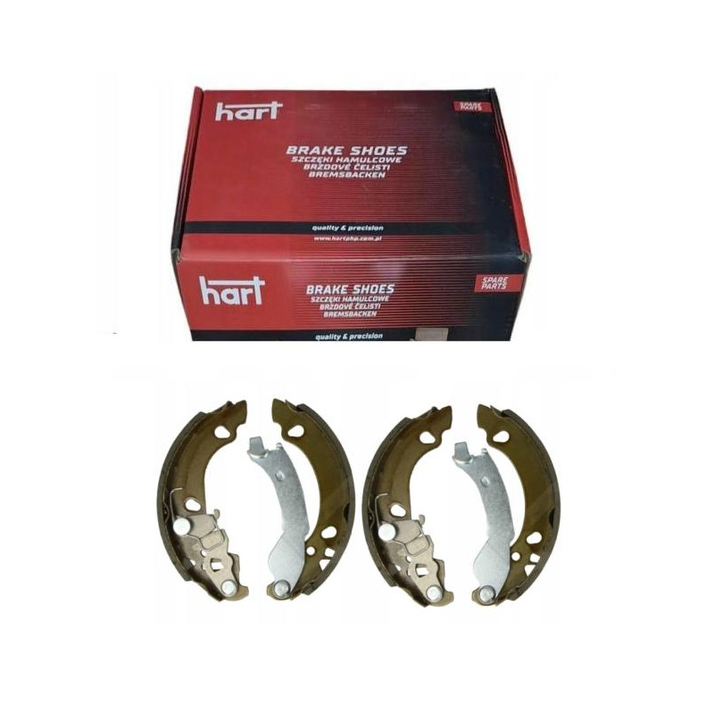 Szczęki hamulcowe Fiat Panda II 2003-2012 bez ABS HART Szczęki hamulcowe Fiat Panda II 2003-2012 bez ABS HART