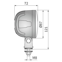 Lampa robocza z diodami LED i przewodem WESEM