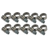 Opaska ślimakowa zaciskowa nierdzewna W2 6-16mm 10 sztuk