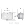 Reflektor element optyczn H4 Wesem Zetor Ursus