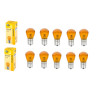 Żarówka żarówki PY21W 12V 21W żółta Hella - 10 sztuk