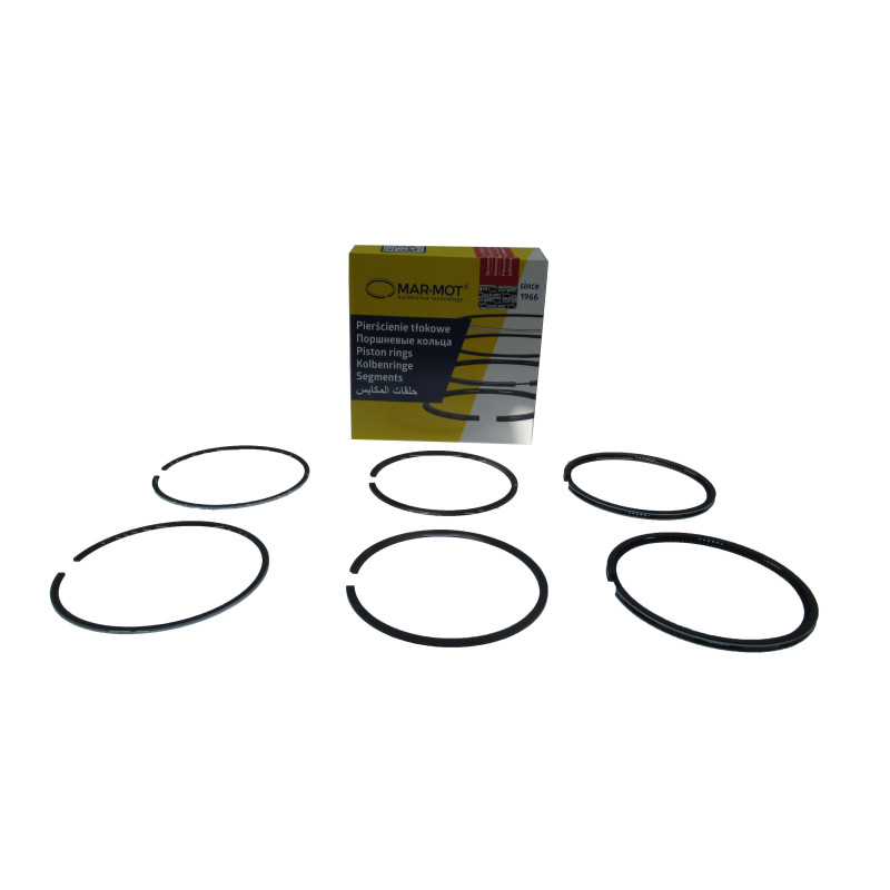 Pierścienie tłokowe kpl FIAT 126P 650 nominał 77.00mm kpl na 2 tłoki
