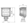 Lampa robocza LED przewód 3000lm omega WESEM LED9C.53920