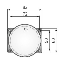 Halogen przeciwmgielny Fi80 przewód AMP Wesem HM4.23600