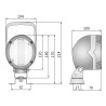 Lampa robocza szperacz z regulacja światła H3 LOR4.39010