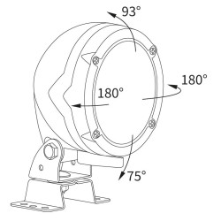 Lampa robocza szperacz z regulacja światła H3 LOR4.39010