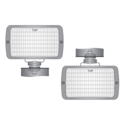 Lampa robocza 156x92 halogen kat zozsylu 47x12 przewód złącze Deutsch LPR3.31583