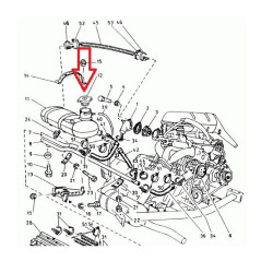 Korek zbiornika wyrown chłodnicy Skoda 105 120