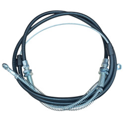 Linka hamulca ręcznego + sprężyna sprężynka + uchwyt Fiat 126p Linex