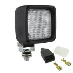 Lampa robocza halogen szperacz Wesem AMP + przeciwzlącze Ursus John Deere Holland A.07138 LKR5.26365
