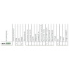 Lampa robocza halogen szperacz Wesem AMP + przeciwzlącze Ursus John Deere Holland A.07138 LKR5.26365