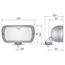 reflektor halogenowy do Polonez Caro HP1.13416