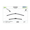 Wycieraczki przód Valeo Fiat Panda III 2010-.. Lancia Ypsilon 2011-..