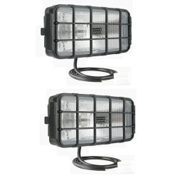 Halogen drogowy dalekosiężny kpl-2szt Wesem kratka 180x86mm HP2.14125