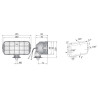 Reflektor halogen dalekosiężny kpl-2szt 180x86 drogowy HP2.11047