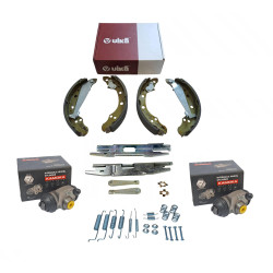 Szczęki sprężynki cylinderki hamulcowe Skoda Fabia VW Polo Seat Ibiza