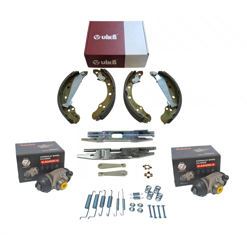 Szczęki sprężynki cylinderki hamulcowe Skoda Fabia VW Polo Seat Ibiza Szczęki sprężynki cylinderki hamulcowe Skoda Fabia VW Polo Seat Ibiza