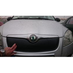 Osłona zimowa wlotu powietrza Skoda Roomster Fabia II ..-2010 górna