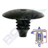 Spinka tapicerska VW Polo Skoda Fabia Octavia Seat Ibiza Toledo 10sztuk