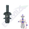 Mocowanie polki Skoda Roomster Fabia Octavia I Seat Cordoba 10 szt