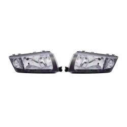 Reflektory lampy przód Skoda Fabia 2000-2007 lewa + prawa czarne