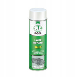 Rally Lakier akrylowy biały połysk w sprayu spreyu 500 ml