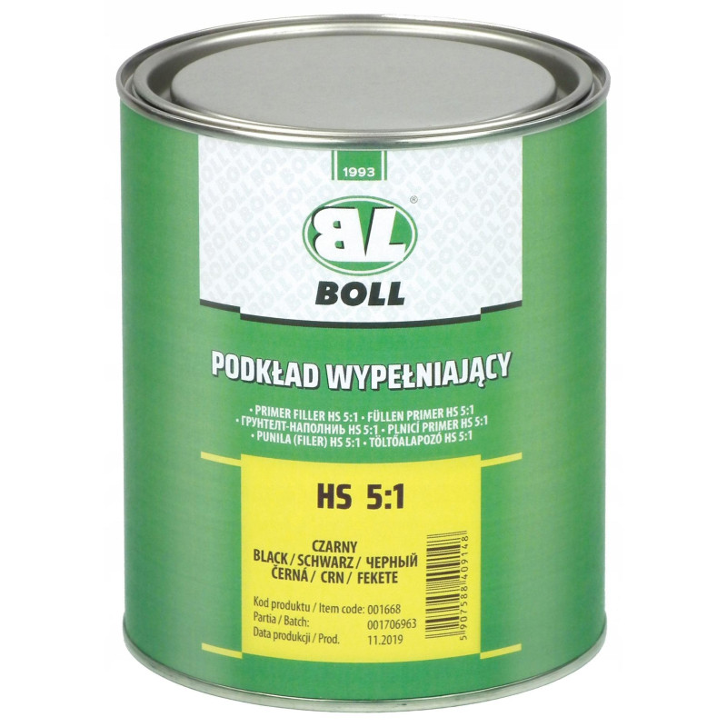 Podkład wypełniający czarny HS 5:1 800 ml