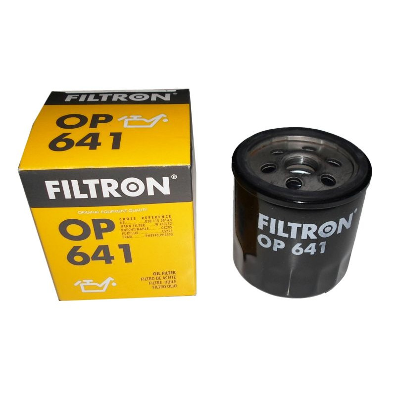 Filtr oleju Skoda Fabia VW Golf Seat Ibiza OP641 - Firmy Filtron Filtr oleju Skoda Fabia VW Golf Seat Ibiza OP641 - Firmy Filtron