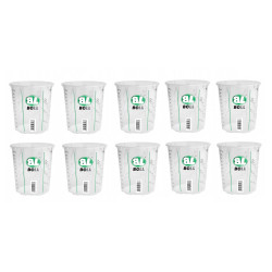Pojemnik z podziałką do mieszania farb 1300 ml Boll - 10 sztuk