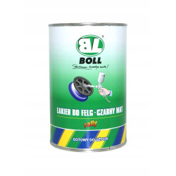 Lakier do felg w puszce samochodowy czarny mat 1 L