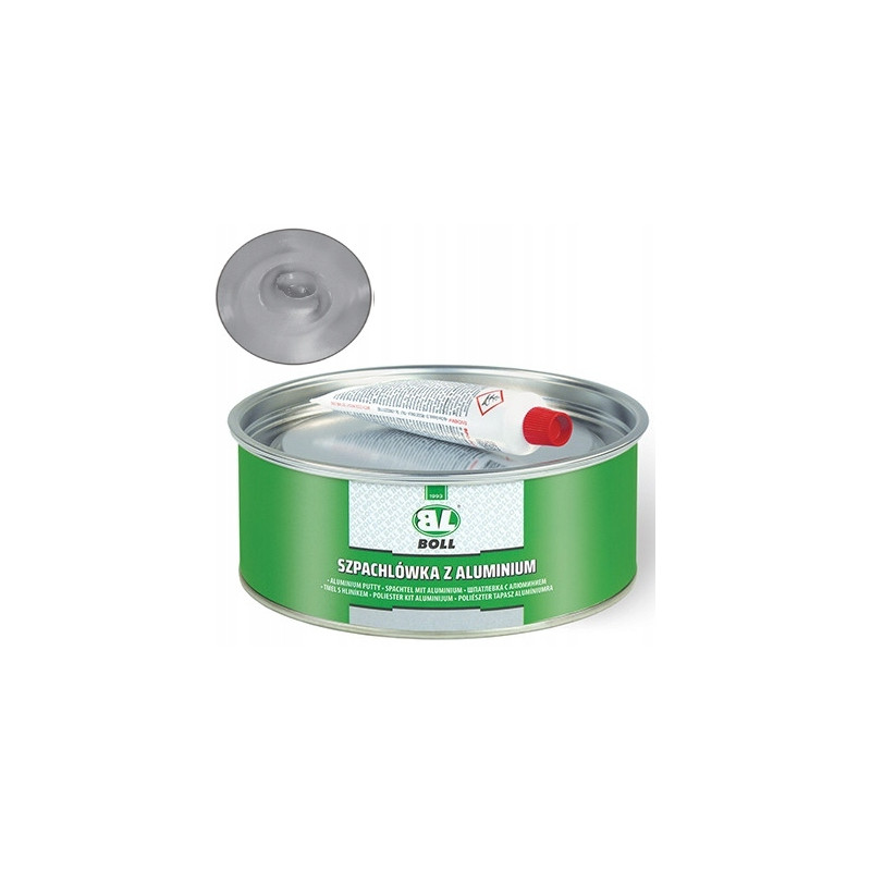 Szpachla szpachlówka z aluminium z utwardzaczem 1kg Szpachla szpachlówka z aluminium z utwardzaczem 1kg