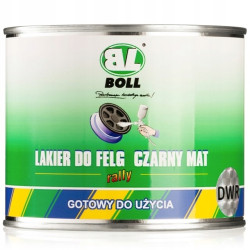 Lakier do felg w puszce samochodowy czarny mat 500 ml