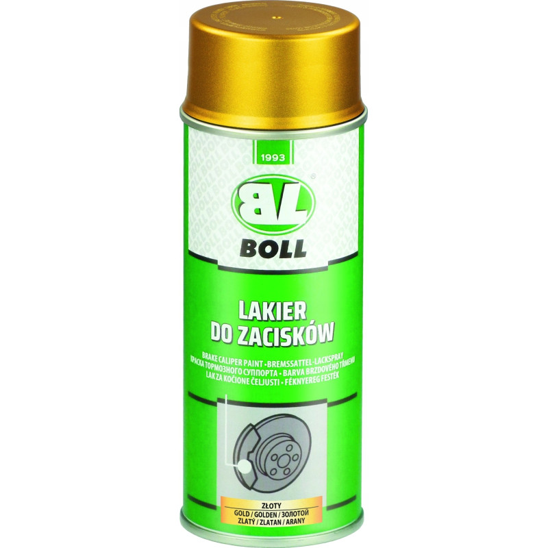 Lakier farba do zacisków hamulcowych złoty 400 ml Boll