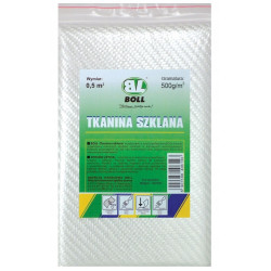 Tkanina szklana 0,5m2 gr. 500g/m2