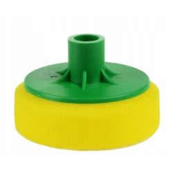Mini gąbka polerska średnica 80 mm na gwint M14 żółta