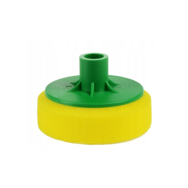 Mini gąbka polerska średnica 80 mm na gwint M14 żółta Mini gąbka polerska średnica 80 mm na gwint M14 żółta
