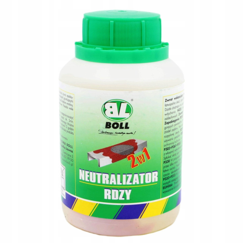 Neutralizator rdzy 250ml BOLL Neutralizator rdzy 250ml BOLL