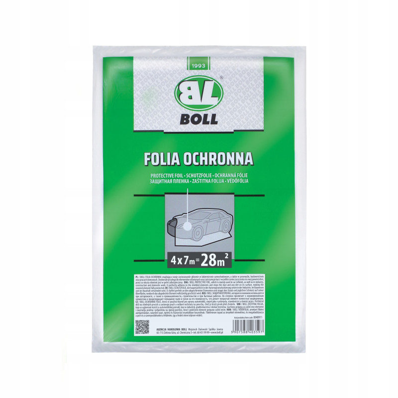 Folia ochronna HDPE 4m x 7m 28m^2 firmy Boll Folia ochronna HDPE 4m x 7m 28m^2 firmy Boll