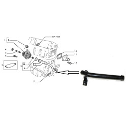 Złącze rura przewód pompy wody Fiat Seicento 1.1 Siena 1.2 Palio 1.2