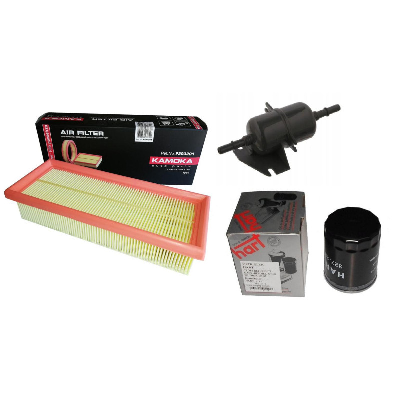 Zestaw filtrów filtr powietrza oleju paliwa Fiat Seicento 1.1 1997-1999 Zestaw filtrów filtr powietrza oleju paliwa Fiat Seicento 1.1 1997-1999