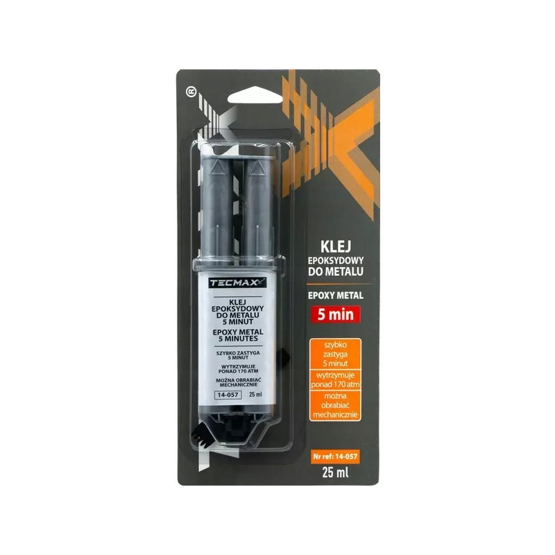 TECMAXX Klej epoksydowy do metalu szybkoschnący 25ml