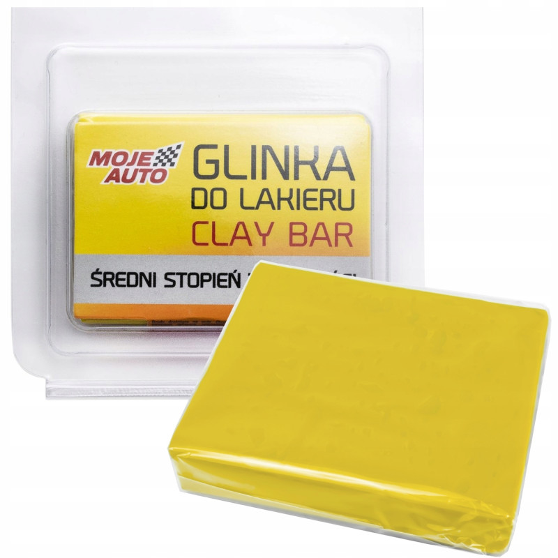 Clay bar medium Glinka do czyszczenia lakieru średnia 60g