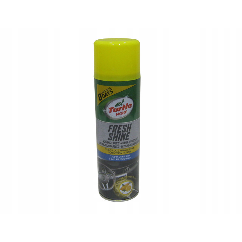 FRESH SHINE Preparat do kokpitu odświeżacz powietrza cytrynowy 500 ml FRESH SHINE Preparat do kokpitu odświeżacz powietrza cytrynowy 500 ml