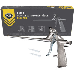 K2 FOLT Pistolet wyciskacz do piany montażowej metalowy z regulacją