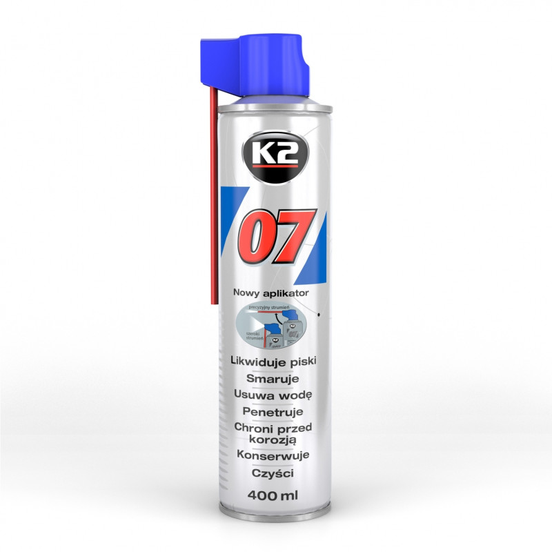 K2 Preparat wielofunkcyjny w aerozolu spreyu sprayu 400 ml K2 Preparat wielofunkcyjny w aerozolu spreyu sprayu 400 ml