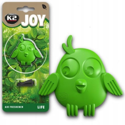 K2 JOY LIFE Ptaszek odświeżacz poweitrza do samochodu auta polimerowy