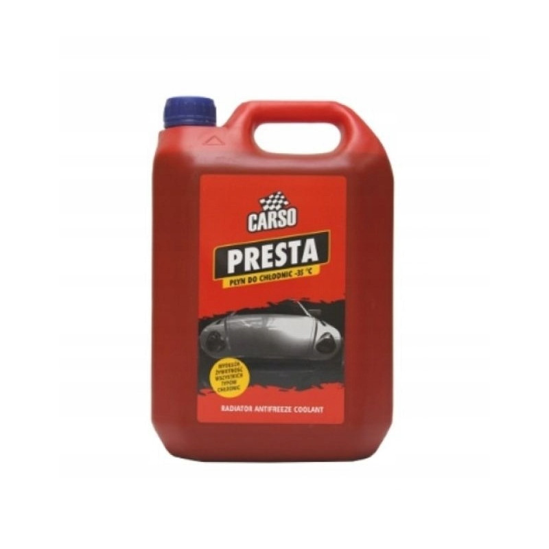 Płyn do chłodnic K2 Carso Presta niebieski 5L Płyn do chłodnic K2 Carso Presta niebieski 5L
