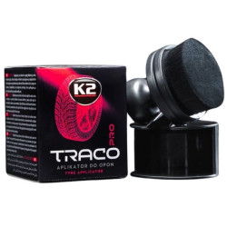 K2 TRACO PRO Aplikator do opon i plastików z włosiem czarny
