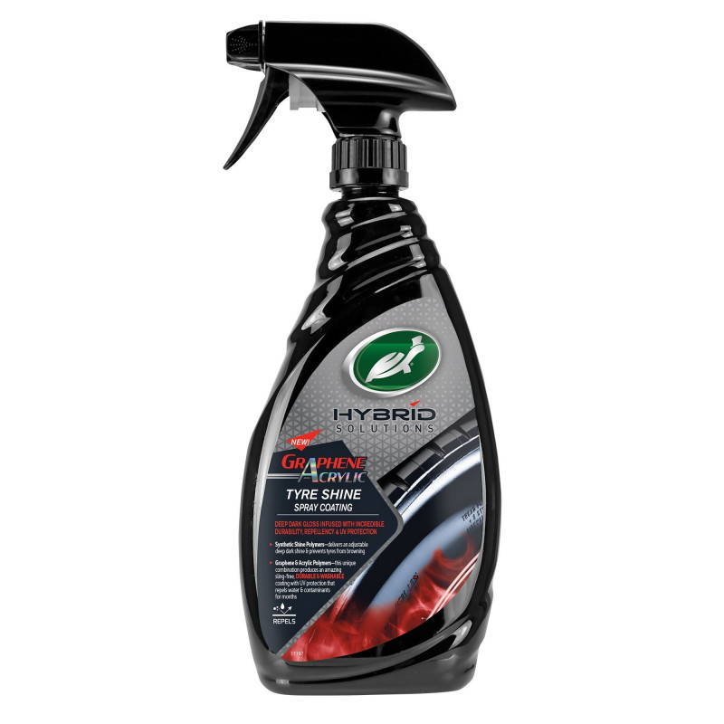 TURTLE WAX Hybrydowy Środek do nabłyszczania opon w spreyu 680 ml TURTLE WAX Hybrydowy Środek do nabłyszczania opon w spreyu 680 ml