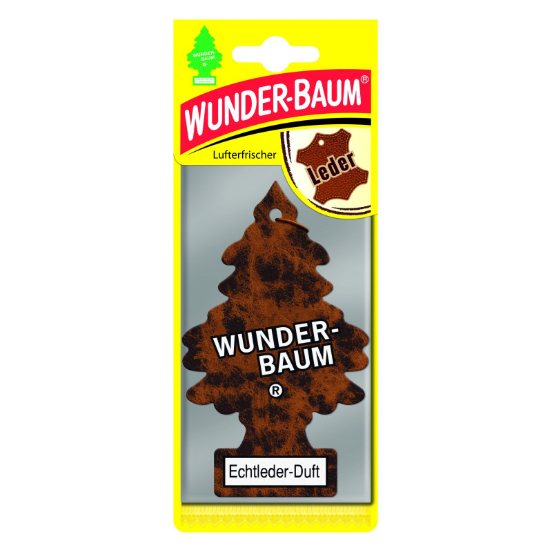 WUNDER BAUM Odświeżacz samochodowy zawieszka do samochodu Lether skóra WUNDER BAUM Odświeżacz samochodowy zawieszka do samochodu Lether skóra